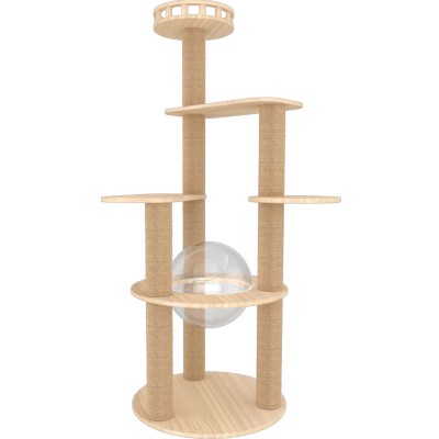 Small Platform Pet Climber Scratching Tree Cat Tower